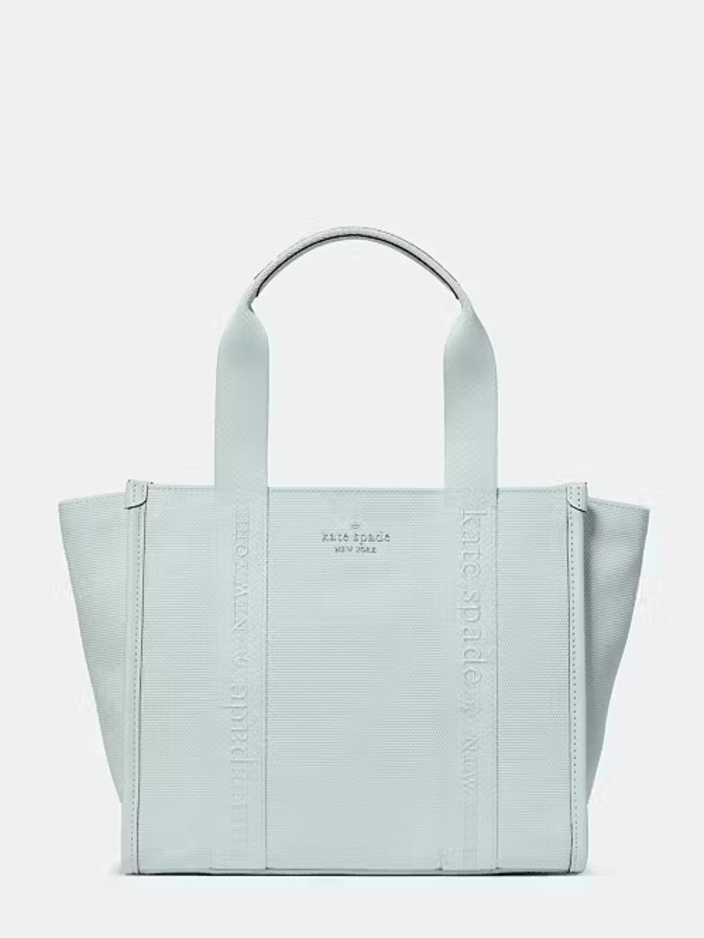 ♠️Kate Spade New York Kip Canvas Small Tote Crossbody Bag, Crisp Sky Blue NWT